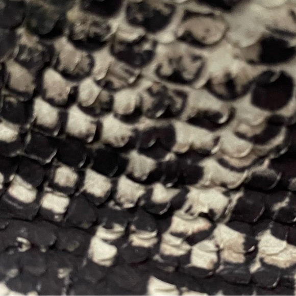 Stuart Weitzman, snake skin and silver, size 9 - Picture 4 of 5